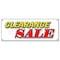 Signmission CLEARANCE SALE BANNER SIGN retail signs huge 50% slashed discount bargain B-Clearance Sale - alternate 1